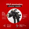 hvlp atomization, cleaner results